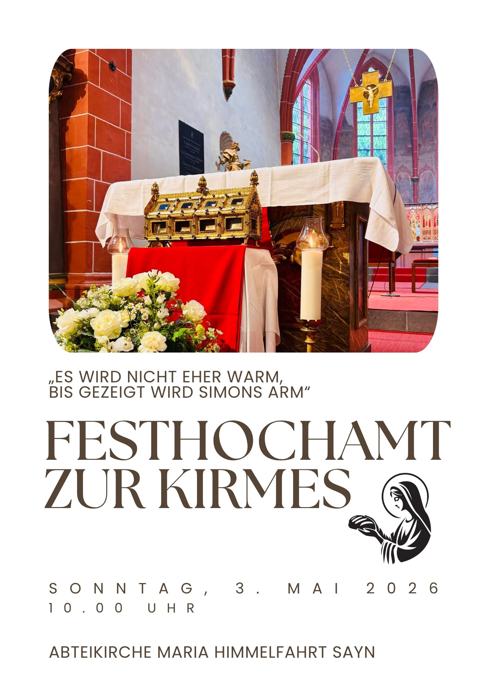 Plakat zum Festhochamt