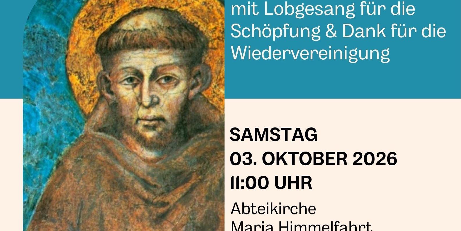 Plakat zum Festgottesdienst (c) Linda Godlinski Plakat zum Festgottesdienst