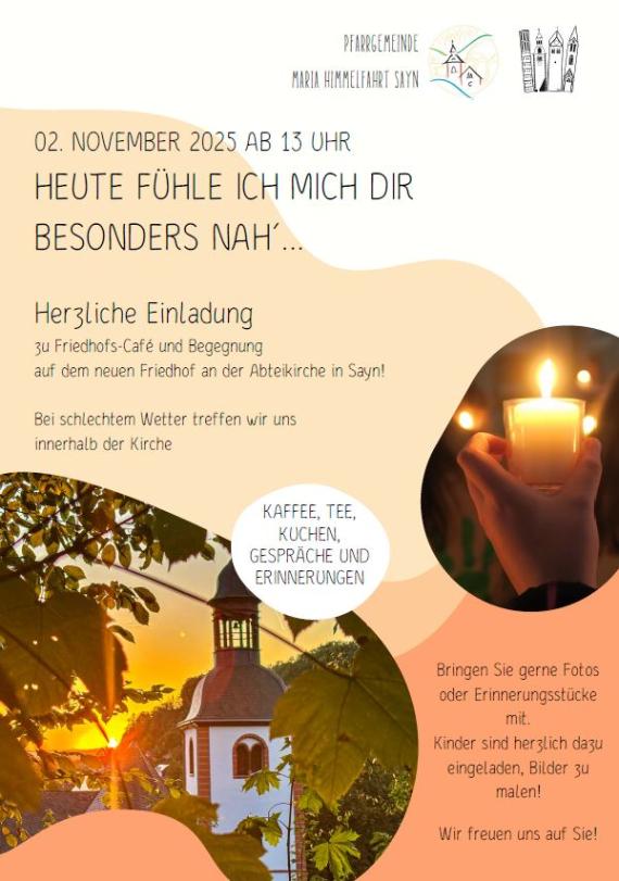 Plakat Friedhofscafe 2025