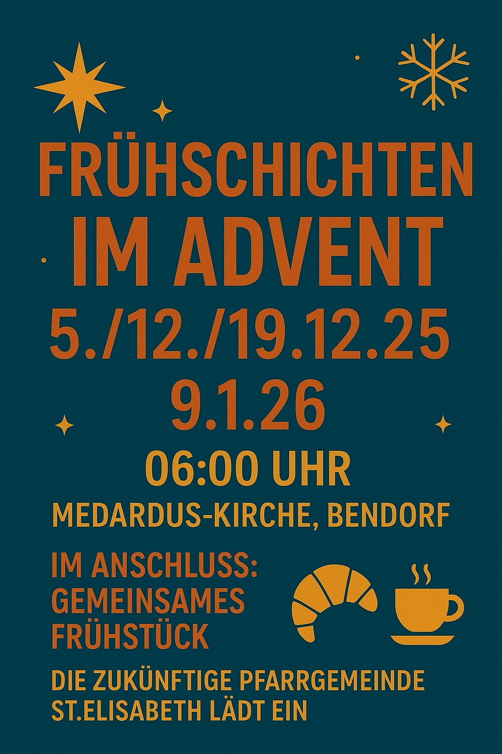 Frühschichten im Advent 2025 (c) Andreas Nies Frühschichten im Advent 2025