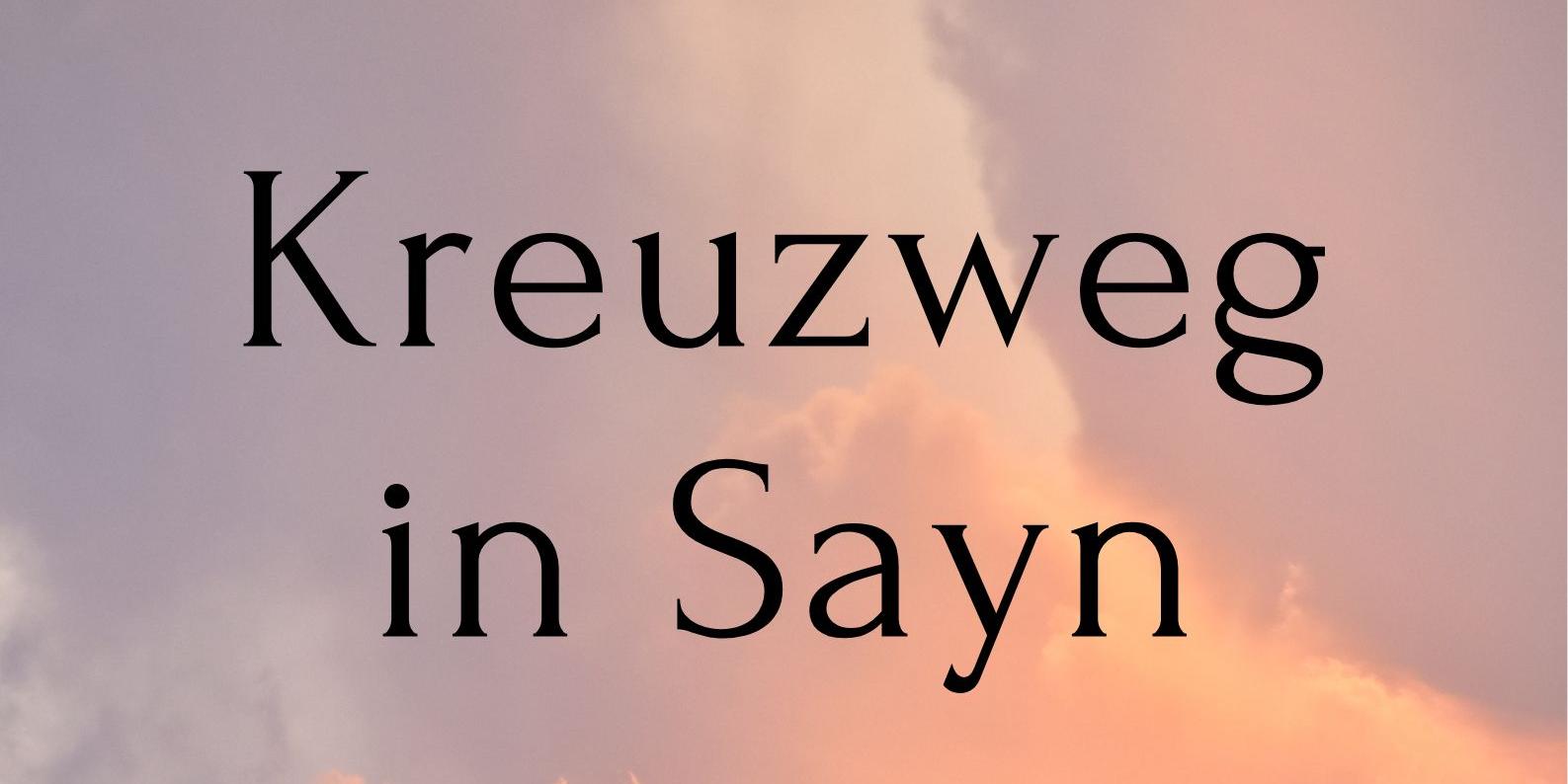 Kreuzweg in Sayn