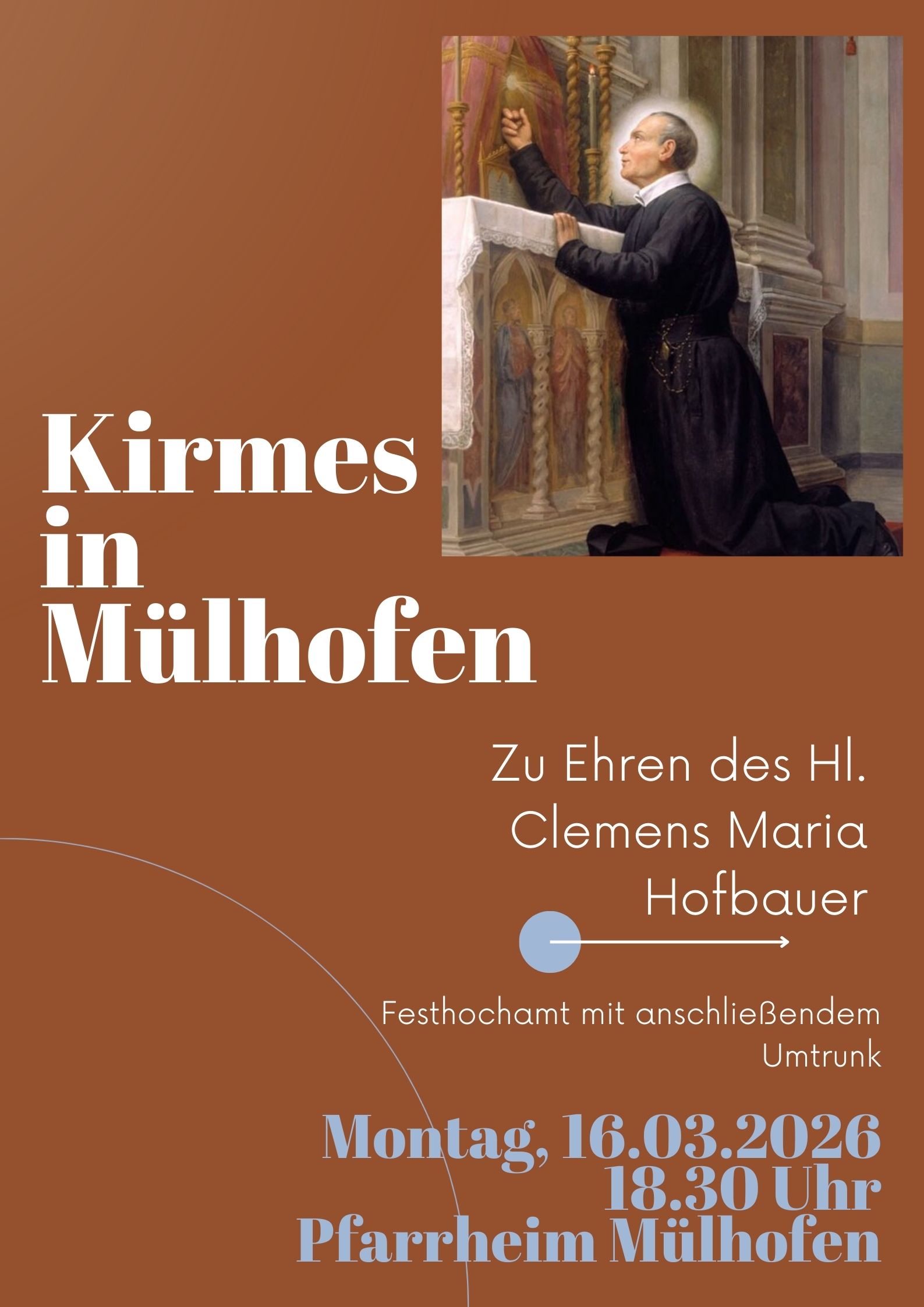 Plakat zur Kirmes