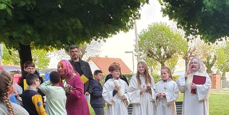 Zur Osternacht brannte an Karsamstag das Osterfeuer