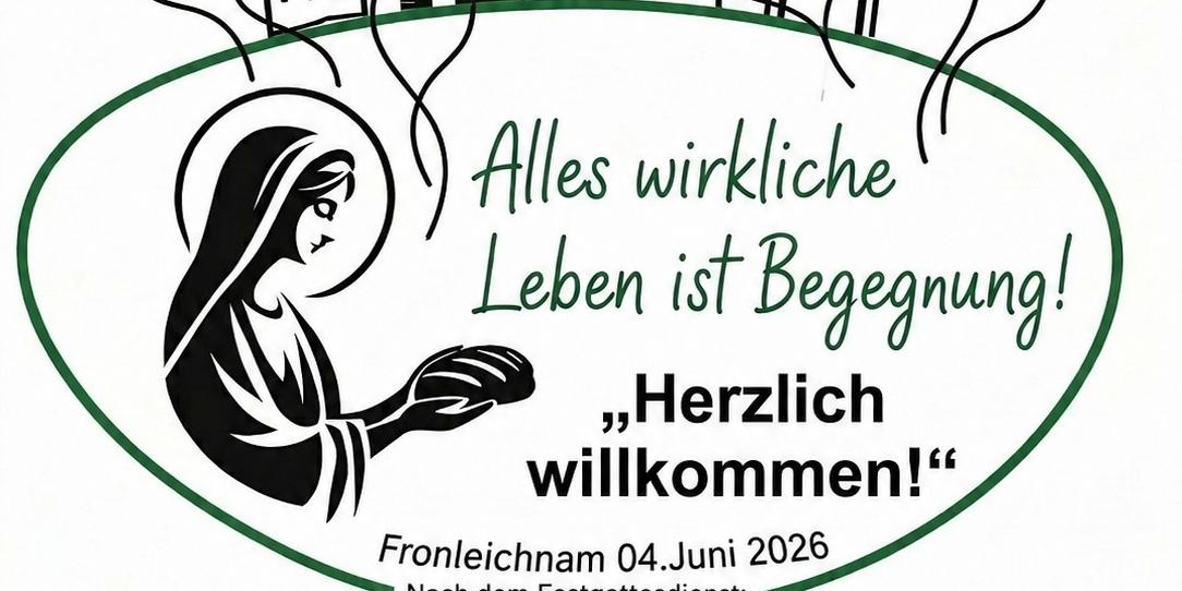 Plakat zum Pfarrfest an Fronleichnam